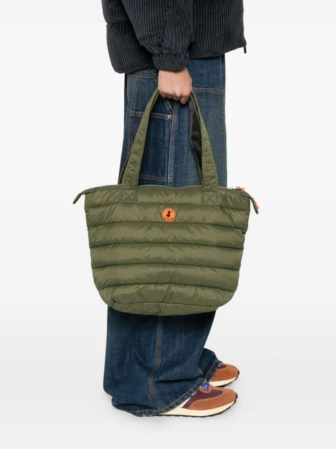 SAVE THE DUCK QUILTED TOTE BAG